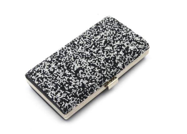 Buy cheap Lady Sparkly Clutch Bag , Fashion Vintage Beaded And PU Clutch Handbag from wholesalers