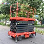 1.5T 4 Wheel Drive Scissor Lift Wheeled Mobile Hydraulic Scissor Lift