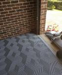 18mm Thickness Heavy Duty Garage Tiles Red Blue Racedeck Garage Flooring