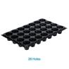 Buy cheap 28 Hole Black Agriculture Plastic Trays Aging Resistance For Planting Vegetable from wholesalers