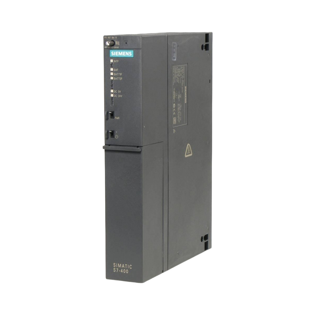 SIEMENS SIMATIC PLC S7-400 6ES7407-0KR00-0AA0 POWER SUPPLY PS407 10A UC 120/230V 5VDC/10A