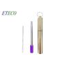 Buy cheap Metal Keychain Case Telescopic Stainless Steel Straws Portable BPA Free from wholesalers