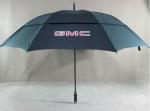 Mens Collapsible Vented Windproof Umbrella , Printed Golf Umbrellas With Logo