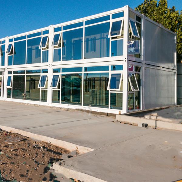 Buy cheap Modern Design Steel Luxury Prefab Glass House for Portable Living Accommodation from wholesalers