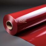 Opaque Red 80uM PE High Density Film Halogen Free Used To Make Labels