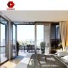 Buy cheap European Style Black Aluminum Bi Fold Doors Glass Folding Door Customized Size from wholesalers