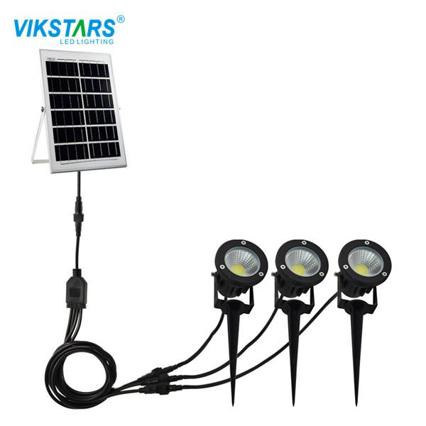 Buy cheap Lanscape 650lm Solar Powered Garden Lights RGB 6000k 4000k from wholesalers