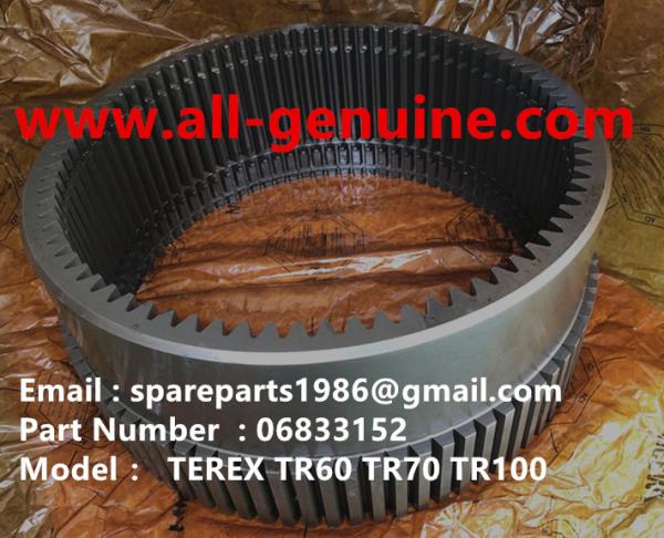Buy cheap TEREX 06833152 GEAR RING 1ST ALLISON TRANSMISSION TIMKEN CUMMINS NHL RIGID DUMP TRUCK TR35 TR50 TR60 TR100 from wholesalers