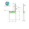 Buy cheap 552535 400mah 450mah 3.7v Li Polymer Battery Power Bank KC CB IEC62133 Approved from wholesalers