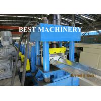 Buy cheap Three Wave Crash Barrier Roll Forming Machine Highway Guardrail Fence Post product