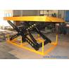 Buy cheap 1500 Kg 10000 Lb Stationary Scissor Lift Table Forklift Truck Hydraulic Lifter Dock from wholesalers