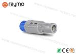 4 Pin Male Cable Connector , Circular Push Pull Connectors Provide Secure