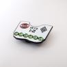 Buy cheap Custom Black Dye Finish Football Game Collectible Lapel Pin With Gemstones from wholesalers