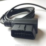 OBD2 Connector Customized Length Car Truck OBD Cable Wire Harness with RoHS