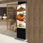 65 Inch Digital Signage Menu Boards Square Self Service Kiosk For Restaurants