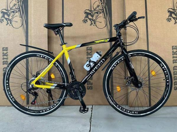 Buy cheap 21 Speed Carbon Steel Disc Brake Gear Racing Cycle 700c Road Bike Men Bicycle Aluminum Alloy Frame from wholesalers