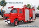 Mini Red 2000L 2 Axle JMC Fire Fighting Vehicles Foam Fire Truck