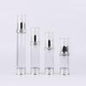 Buy cheap Silver Plastic Plating Ribbed 30ml Airless Cosmetic Bottles from wholesalers