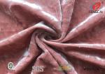Warm Shiny Polyester Spandex Velvet Fabric Stretch Knitted Fleece Fabric