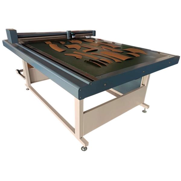 3 Phrase Tungsten Steel Blade Flatbed Inkjet Cutter For Fast Inkjet Printing