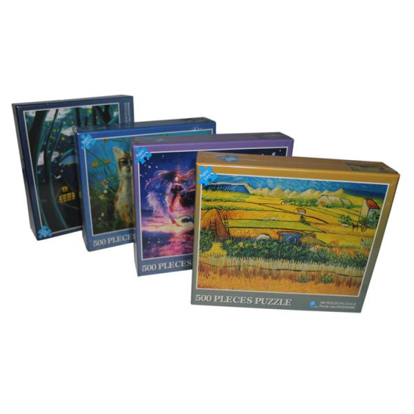 Buy cheap 3d CMYK Book Paper Jigsaw Puzzle Toy For Kids / Adult Gift PROP65 Listed from wholesalers