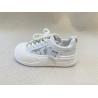 Buy cheap Heightening Sneakers PU White Leather Espadrilles With Pearl Flower from wholesalers