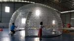 Outdoor Portable Customized Transparent Inflatable Dome Swimming Pool Cover Tent