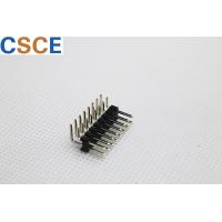 Buy cheap Brass Contact 2A DC/AC Right Angle Pin Header , 90 Degree 2mm Pitch Connector product