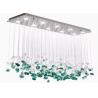 Buy cheap French medieval restaurant chandelier crystal lamp designer art lamp Nordic modern bar island dining room table lamp from wholesalers