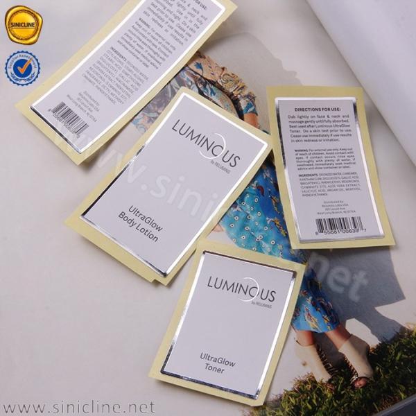 Buy cheap 4cm X 8cm Adhesive Sticker Printer Paper Plain Vinyl Sticker Sheets For Skincare from wholesalers