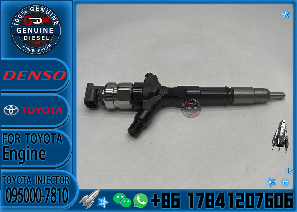 New Common Rail Injector 095000-7810 095000-7820 9709500-782 for 1KD 2KD Diesel Nozzle High Quality