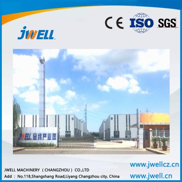 Quality Jwell waterproof and anti-flame pvc semi-skinning foam board extrusion line for sale