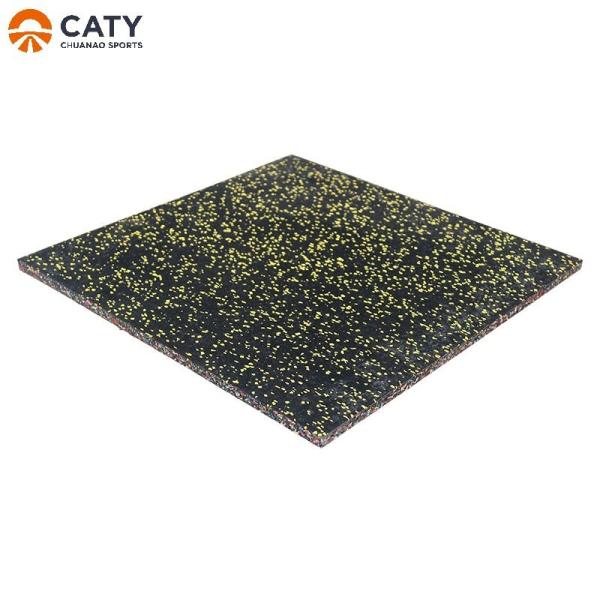 Buy cheap Nontoxic Rubber Tiles Gym Floor Waterproof , Anti Skid Rubber Weightlifting Mats from wholesalers