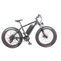 Buy cheap 48V 750w Geared Motor Cycling Fat Tire Ebike With Headlight , 35km / H Speed product