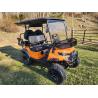 Buy cheap 2+2-Seater Luxury Bright Orange Color Electric Golf Cart With High Horsepower 14-Inch Off-Road Tires Lithium Battery from wholesalers