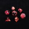 Buy cheap Red foil gold natural resin multi -faceted desktop game Dice Border Gate from wholesalers
