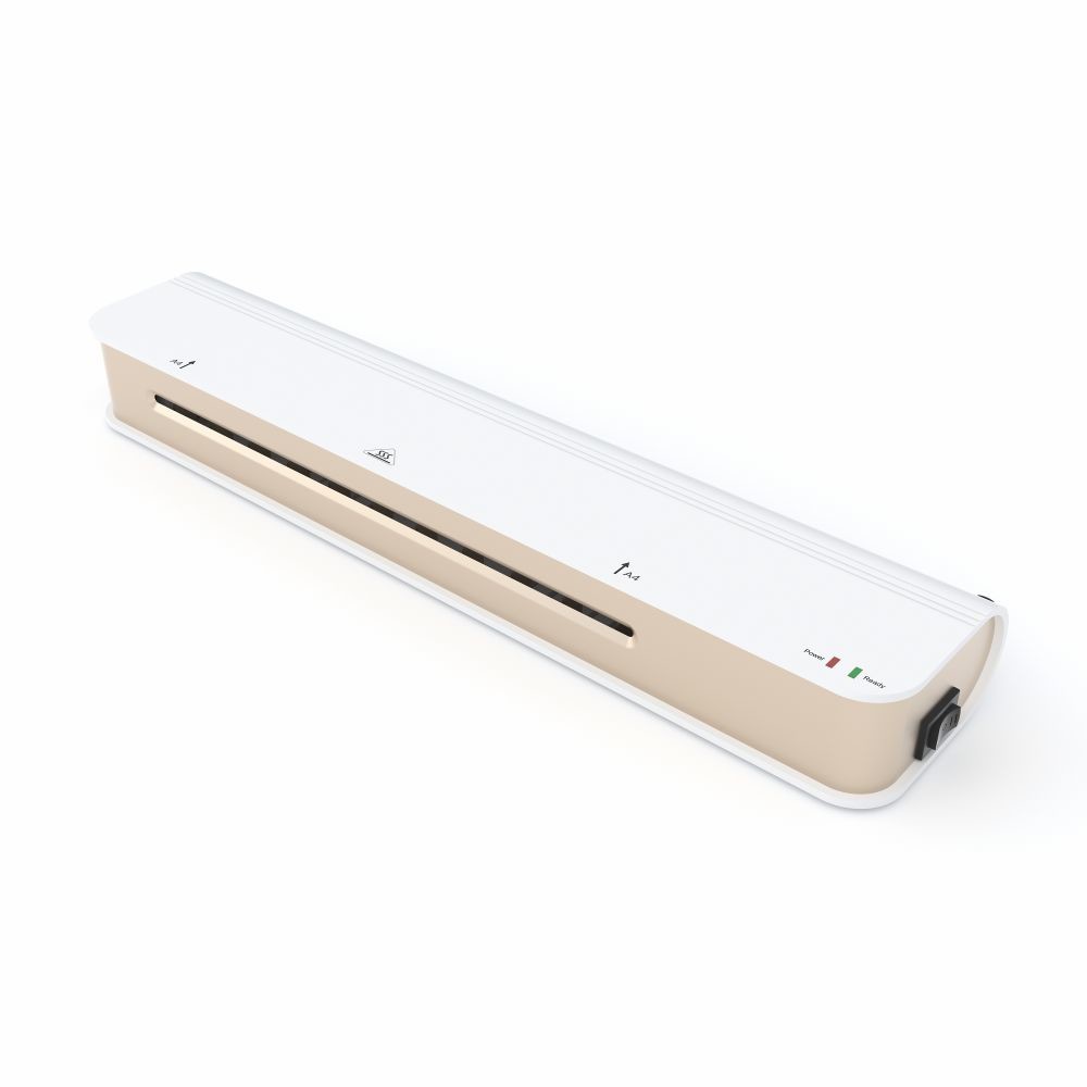 Small Size White Color GS Standard Desktop Laminating Machine 9.5inch A4
