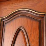 RoHS 205cm Height Front Solid Wood Door PU Painting For House