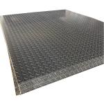 2438mm SS Sheet Metal Embossed Stainless Steel Checkered Plate 6mm Thick JISCO