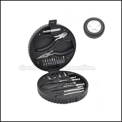Hot Sale Customed promotion advertising Printed logo tyre shape 23 in 1 tools