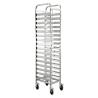 Buy cheap Hotel Restaurant Kitchen Bakery Stainless Steel Pan Food Trolley from wholesalers
