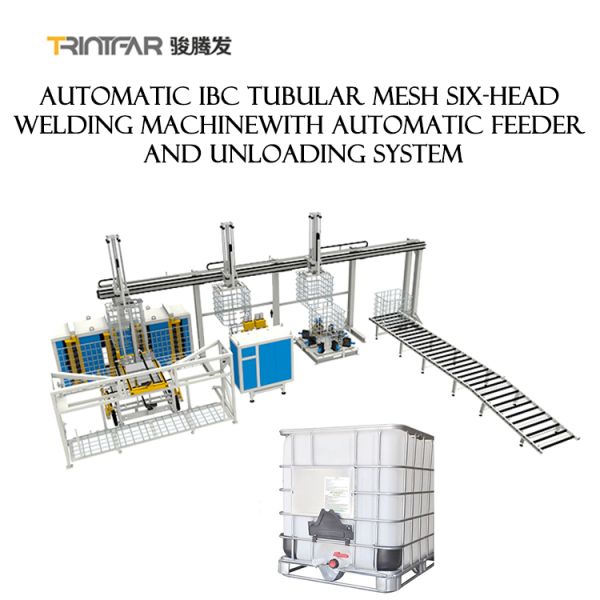 1000L IBC Cage Frame Stainless Steel Tubular Automatic Welding Machine Ibc Container Production Line