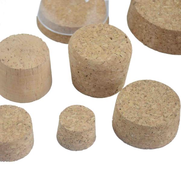 Buy cheap ODM Glass Jar Cork Lids Tapered Cork Stoppers Crackproof 1.2x1x1.2 Inch from wholesalers