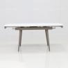 Buy cheap Modern Home 1.1CBM SS Steel Furniture 4 Seater Extendable Dining Table Set from wholesalers