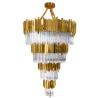 Buy cheap Modern mid century style K9 gold chandelier long chandeliers(WH-NC-58) from wholesalers