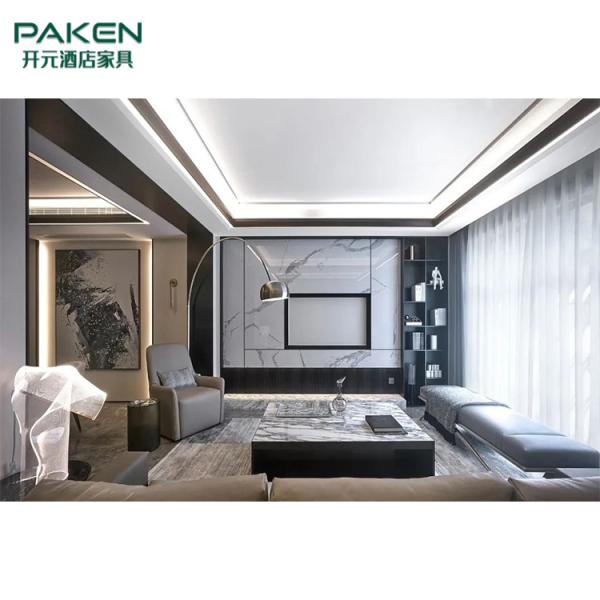 Buy cheap Fashion style with Khaki, Ivory Color Customize Modern Villa Furniture Living Room Furniture from wholesalers