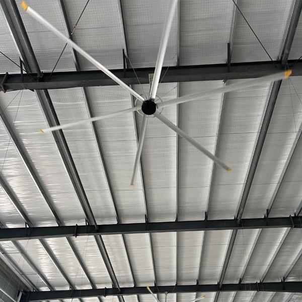 Fan Diameter 8FT-24FT PMSM Motor-Driven HVLS Ceiling Fan for Cable Production