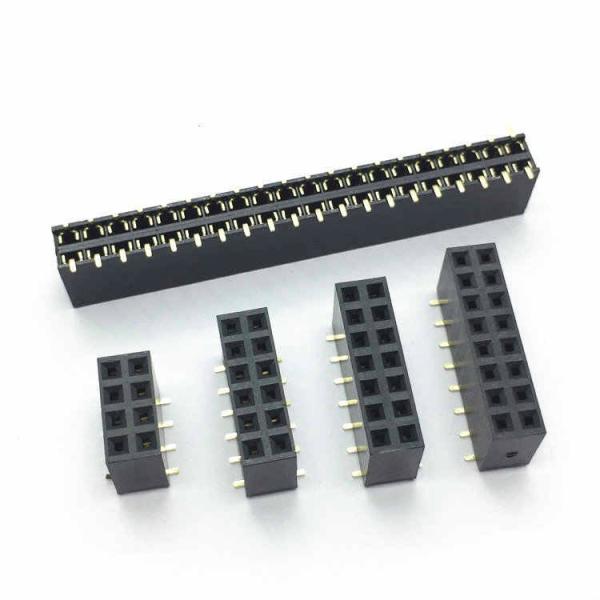 Buy cheap Dalee 1.27mm Female header socket Dual row SMT 2.0 mm high of Plastic from wholesalers