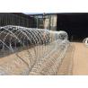Buy cheap BTO-22 Galvanized Concertina Barbed Wire Razor Blade Wire Fencing from wholesalers