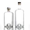 Buy cheap Clear Empty Short Alcoholic Gin Liquor Bottle With Cork Stopper for Glass Products from wholesalers